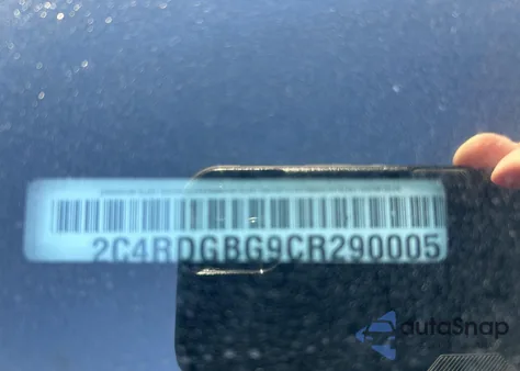 2012 Dodge Grand Caravan Se/Avp z USA, uszkodzony, nr VIN 2C4RDGBG9CR290005